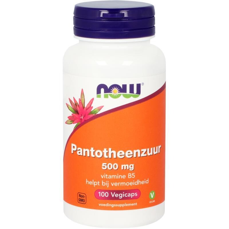 NOW - Pantotheenzuur 500 mg (B5) - 100 vegicaps