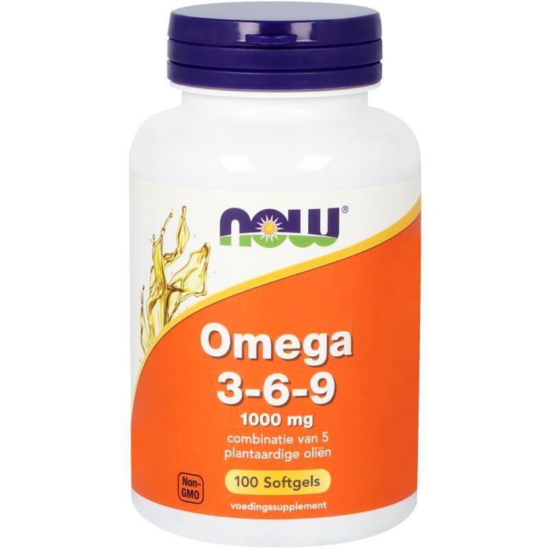 NOW - Omega 3-6-9 1000 mg - 100 softgels