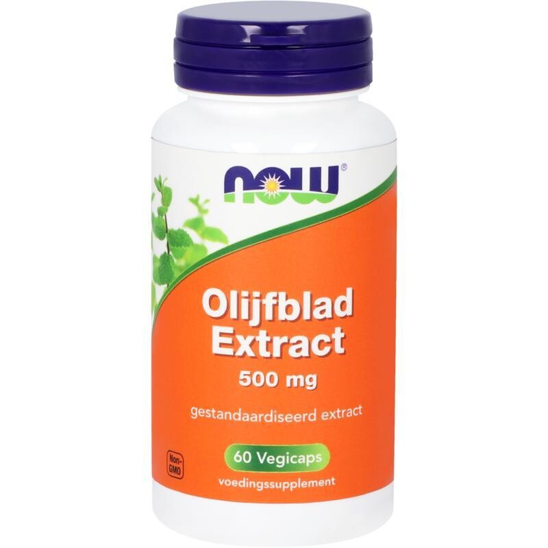 NOW - Olijfblad Extract 500 mg - 60 vegicaps