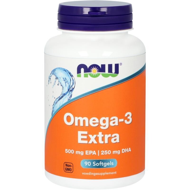 NOW - Omega-3 Extra 500 mg EPA 250 mg DHA - 90 softgels