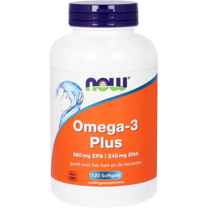 NOW - Omega-3 Plus 360 mg EPA 240 mg DHA - 120 softgels