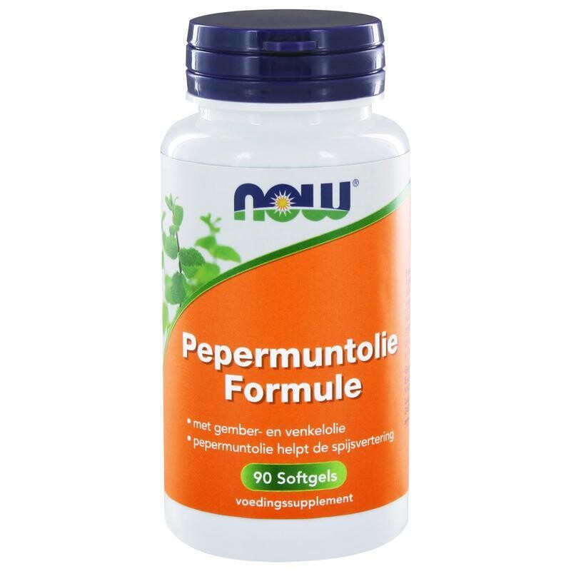 NOW - Pepermuntolie formule - 90 softgels