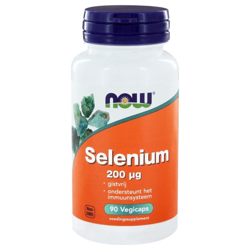 NOW - Selenium gistvrij 200 mcg - 90 vegicaps