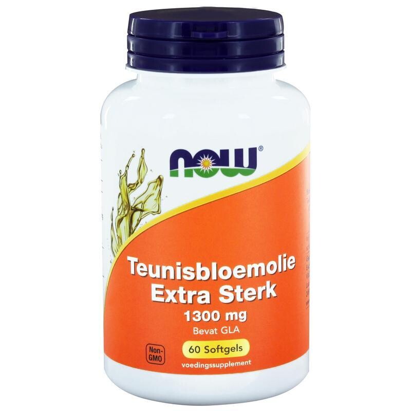 NOW - Teunisbloemolie extra sterk 1300 mg - 60 softgels
