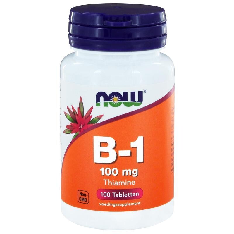 NOW - Vitamine B1 100 mg - 100 tabletten