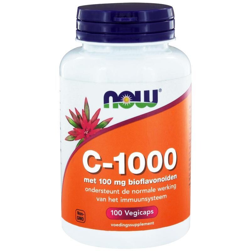 NOW - Vitamine C 1000 mg bioflavonoiden - 100 vegicaps