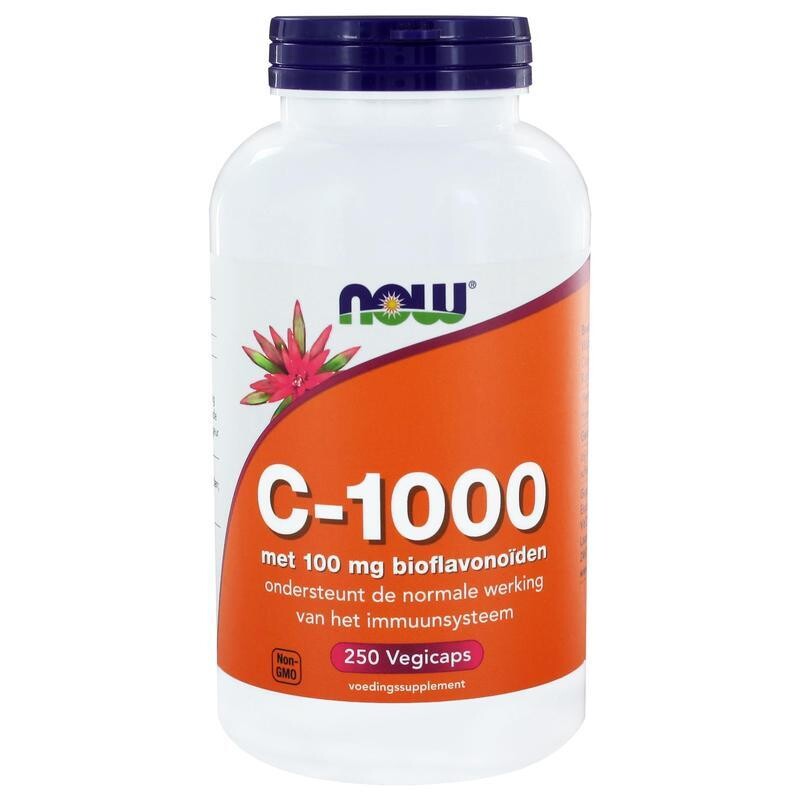 NOW - Vitamine C 1000 mg bioflavonoiden - 250 vegicaps