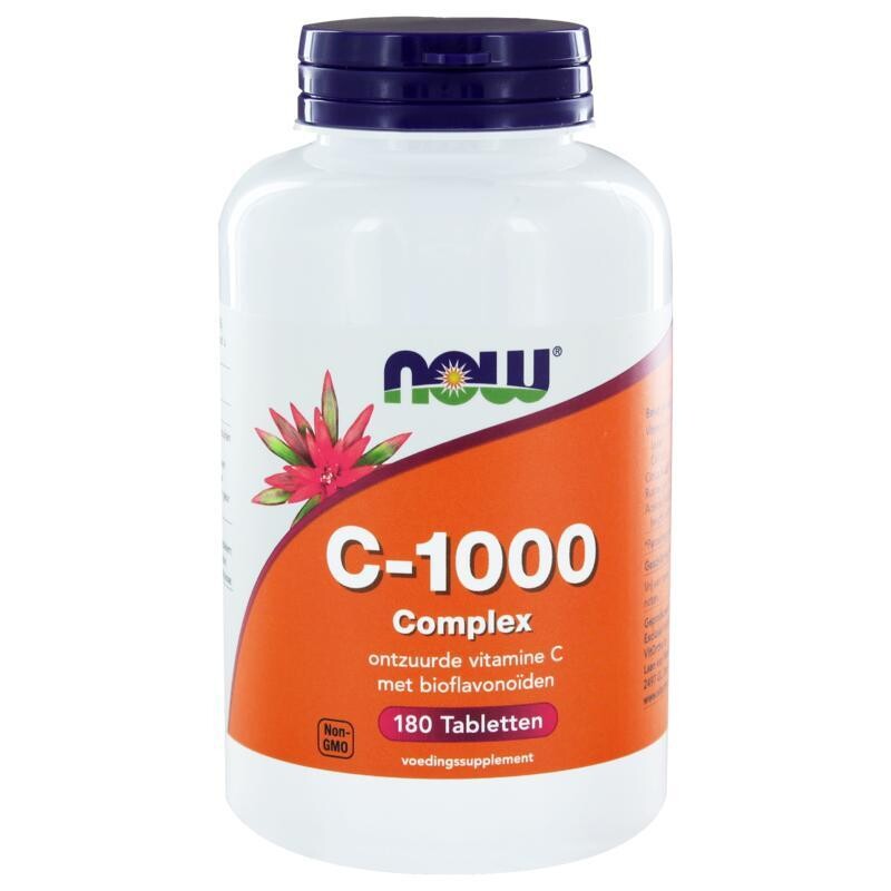 NOW - Vitamine C 1000 mg complex - 180 tabletten