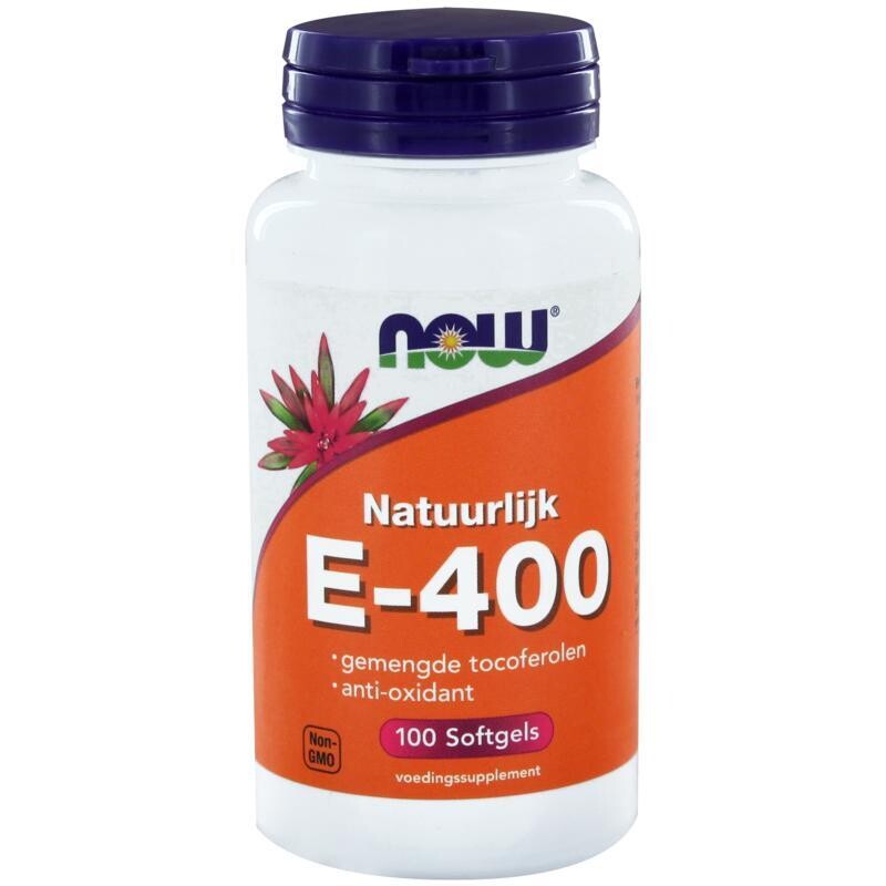 NOW - Vitamine E-400 gemengde tocoferolen - 100 softgels