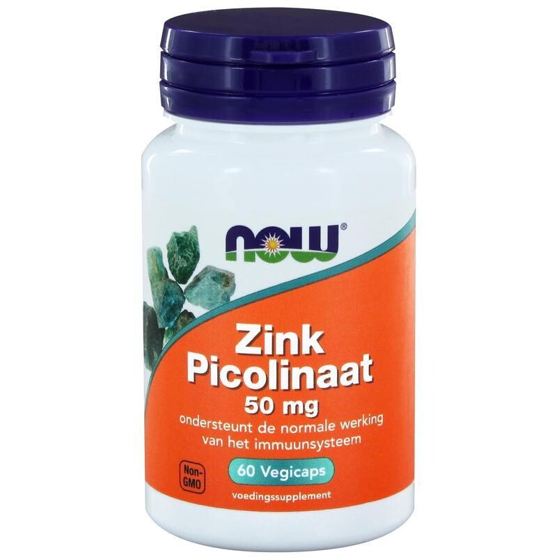 NOW - Zink picolinaat 50 mg - 60 vegicaps