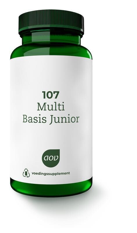 AOV - 107 Multi basis junior - 60 kauwtabletten