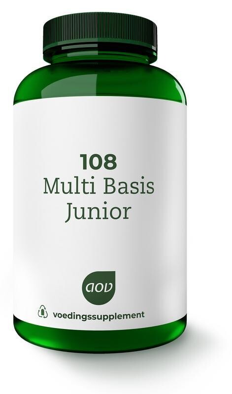 AOV - 108 Multi basis junior - 180 kauwtabletten