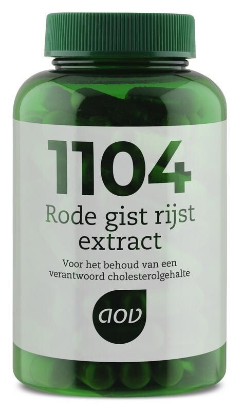 AOV - 1104 Rode gist rijst extra - 90 vegacaps
