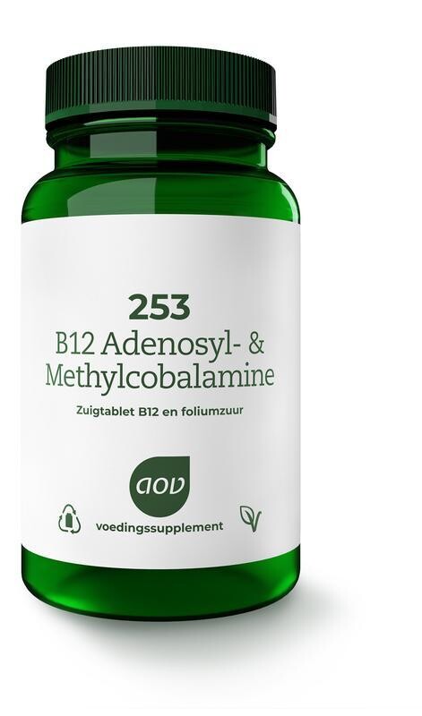 AOV - 253 B12 Adenosyl & methylcobalamine - 60 zuigtabletten