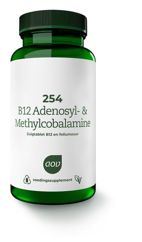 AOV - 254 B12 Adenosyl & methylcobalamine - 120 zuigtabletten