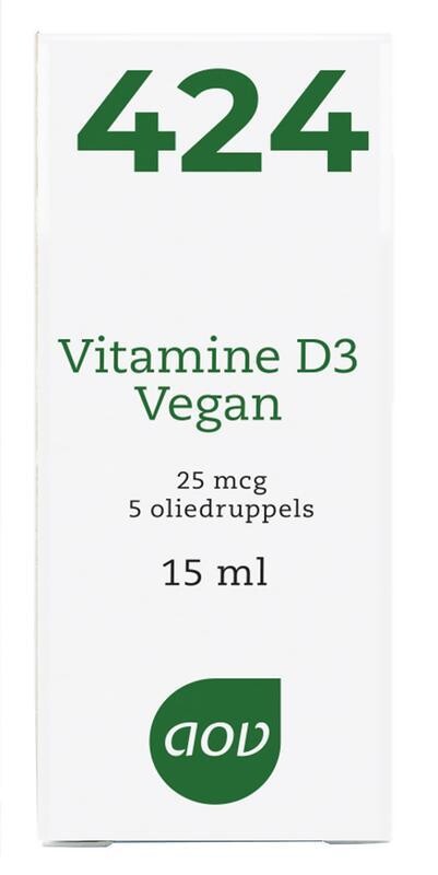 AOV - 424 Vitamine D3 25 mcg vegan - 15 ml