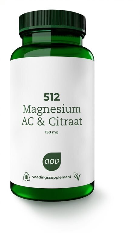 AOV - 512 Magnesium AC & citraat 150 mg - 60 tabletten