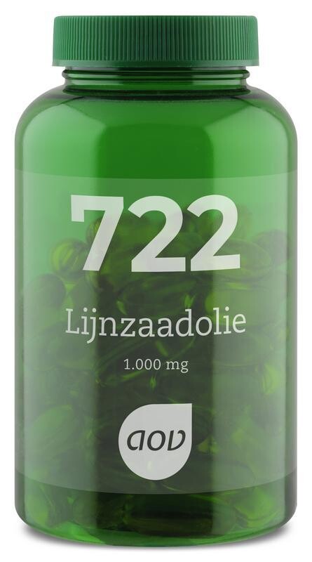 AOV - 722 Lijnzaadolie 1000 mg - 90 capsules