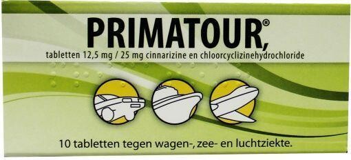 Primatour tabletten 12,5 mg / 25 mg