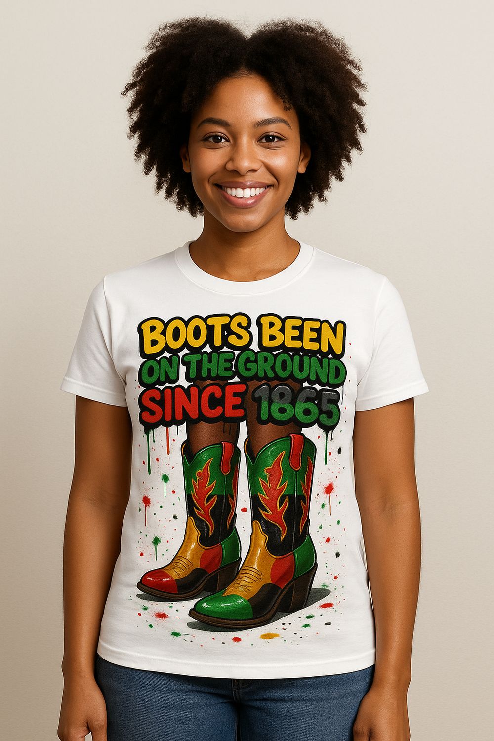 Juneteenth Boots Been on The Ground Tribute Tee (Unisex)