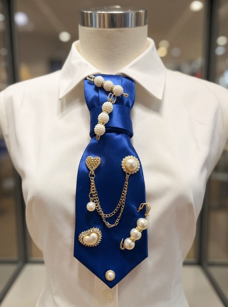 Blue Junk Tie