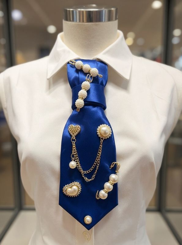 Blue Junk Tie