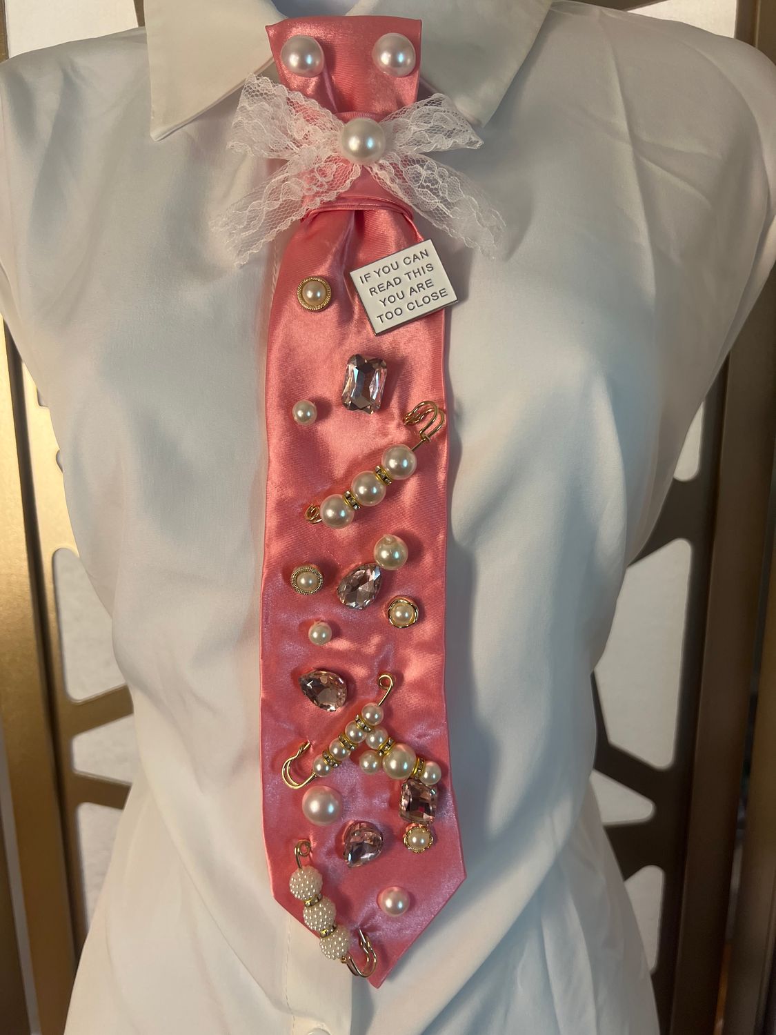 Pink Junk Tie