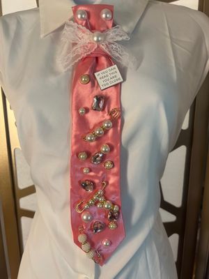 Pink Junk Tie