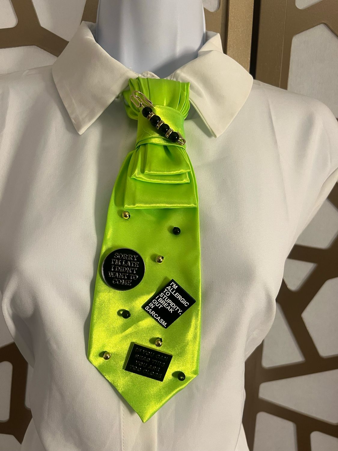 Neon Witty Junk Tie