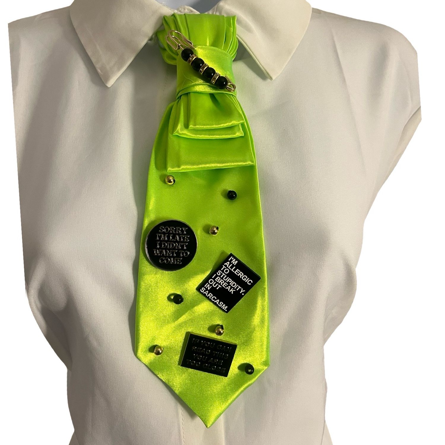 Neon Witty Junk Tie