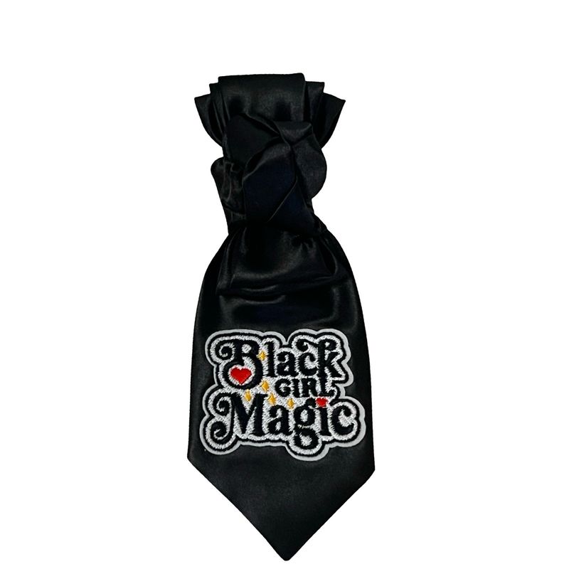 Black Girl Magic Knotted Tie