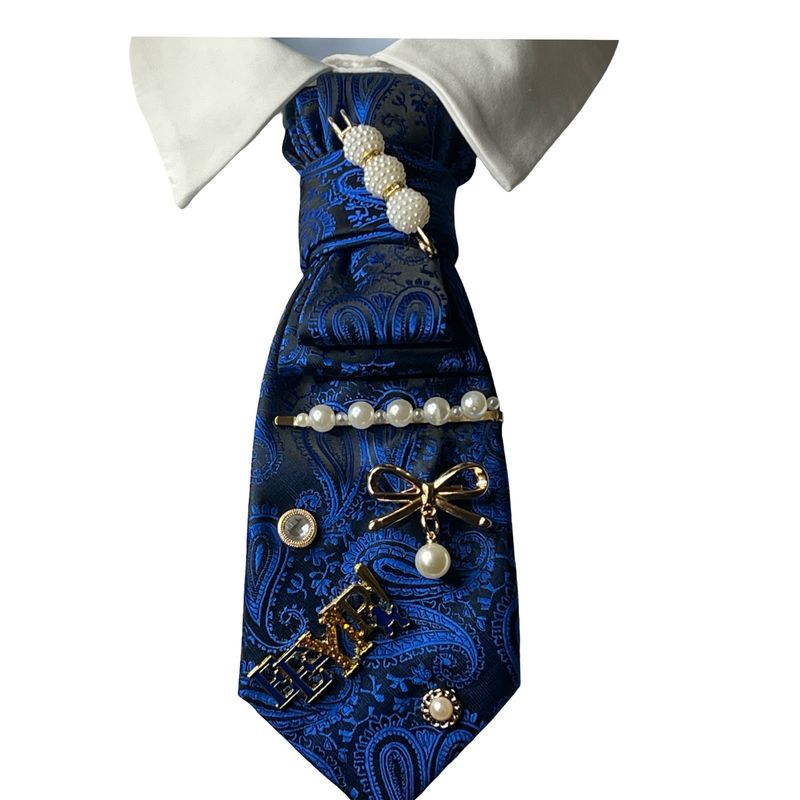 Sigma Gamma Rho Blue Paisley