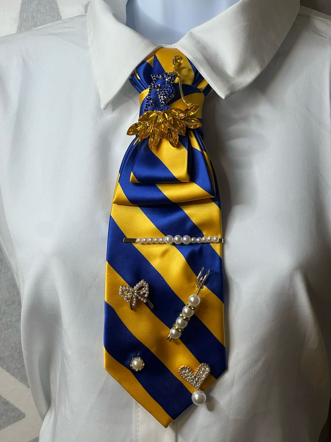 Sigma Gamma Rho Striped Tie