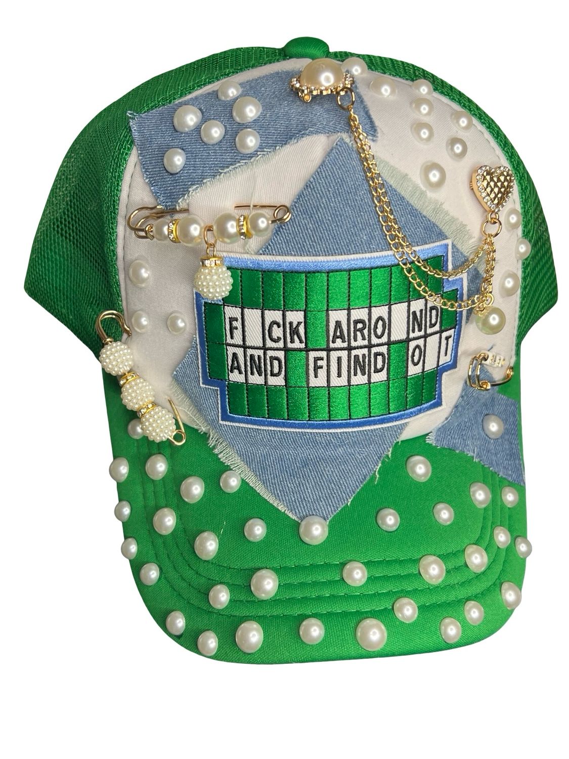 FAFO Junk Hat Green Chain