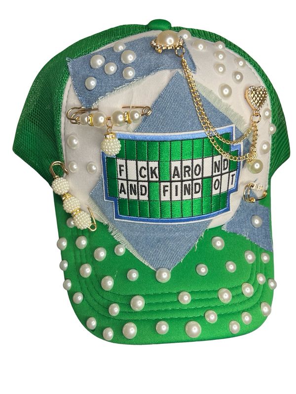 FAFO Junk Hat Green Chain