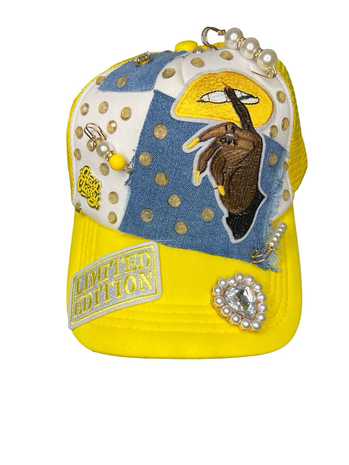 Shhh Yellow Junk Hat