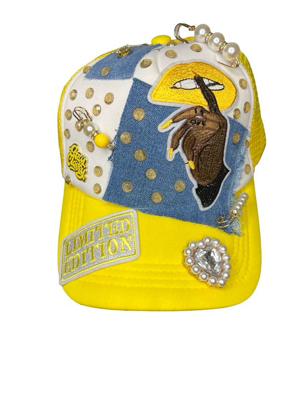 Shhh Yellow Junk Hat