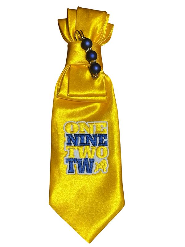 Sigma Gamma Rho Yellow Junk Tie