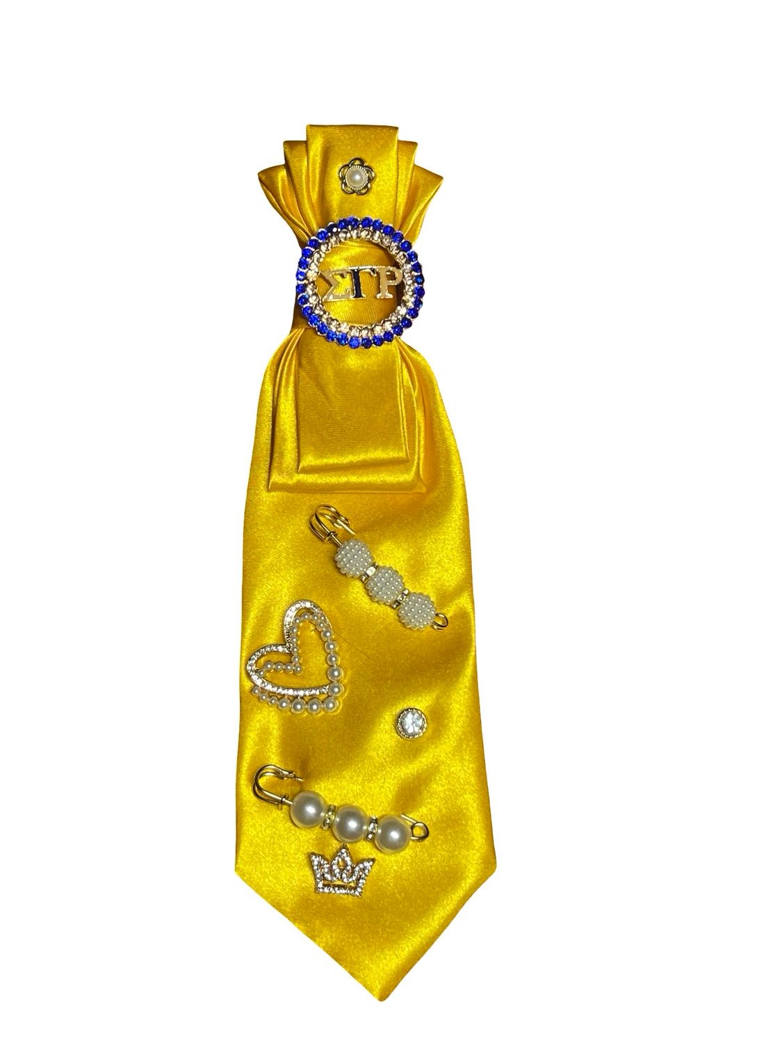 Sigma Gamma Rho Yellow Junk Tie