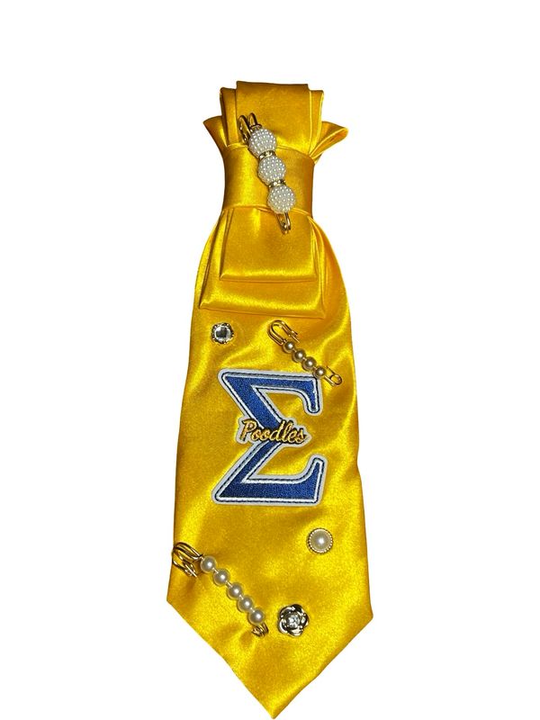 Sigma Gamma Rho Yellow Junk Tie
