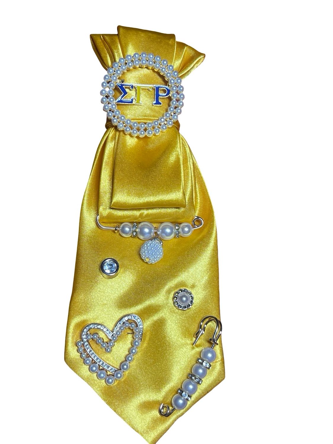 Sigma Gamma Rho Yellow Junk Tie