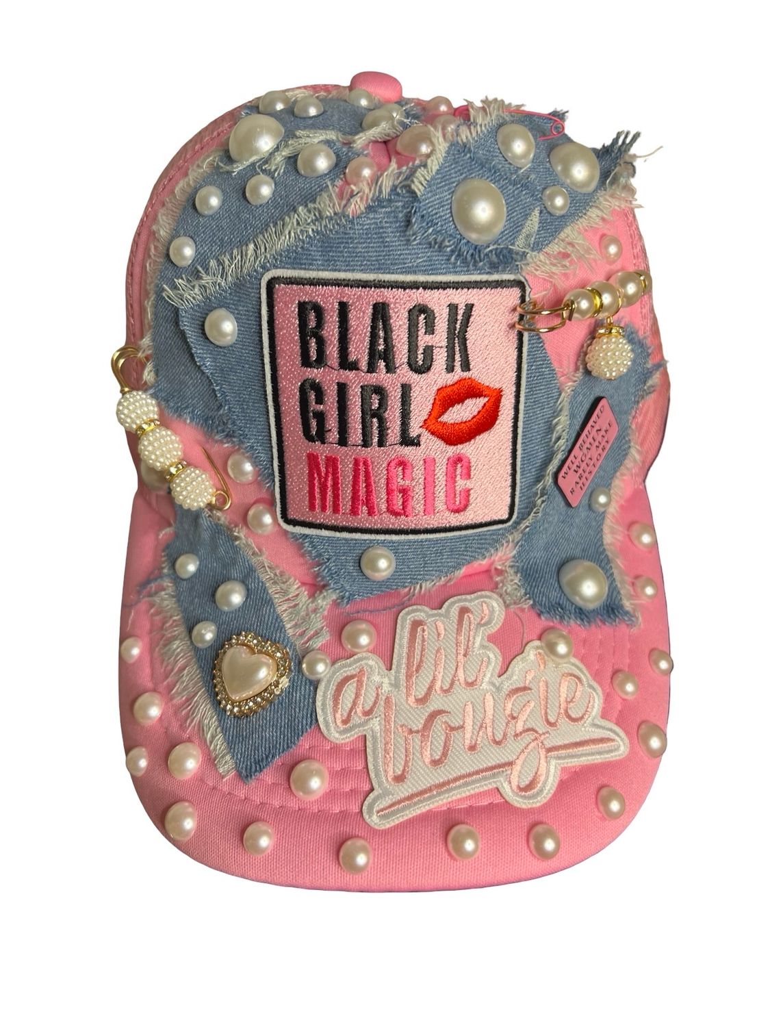 Black Girl Magic Junk Hat Pink