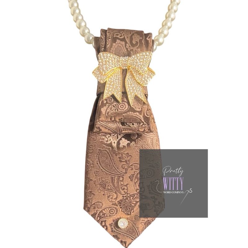 Brown Bow Paisley