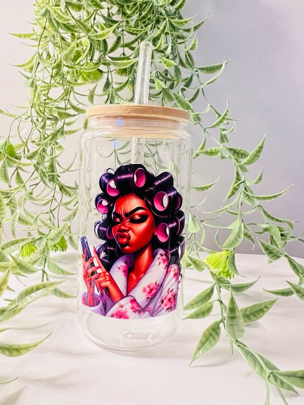 Do Disturb Energy 16oz Glass Cup