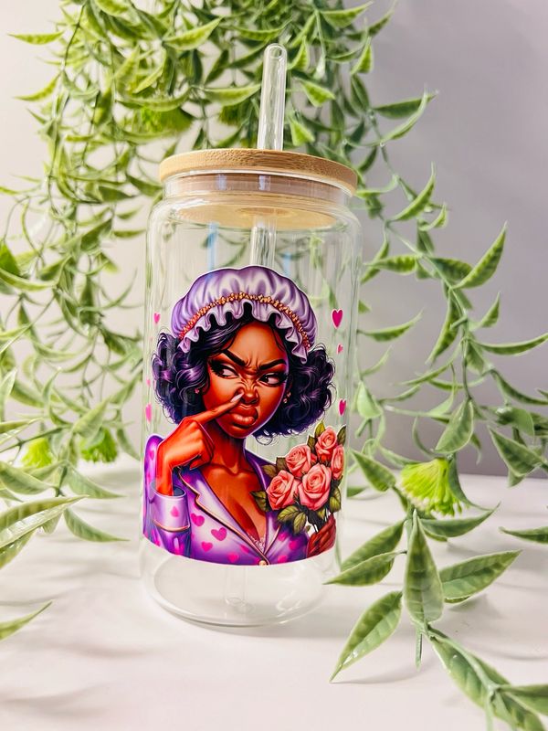 Roses Really Smell Like…16oz Glass Cup