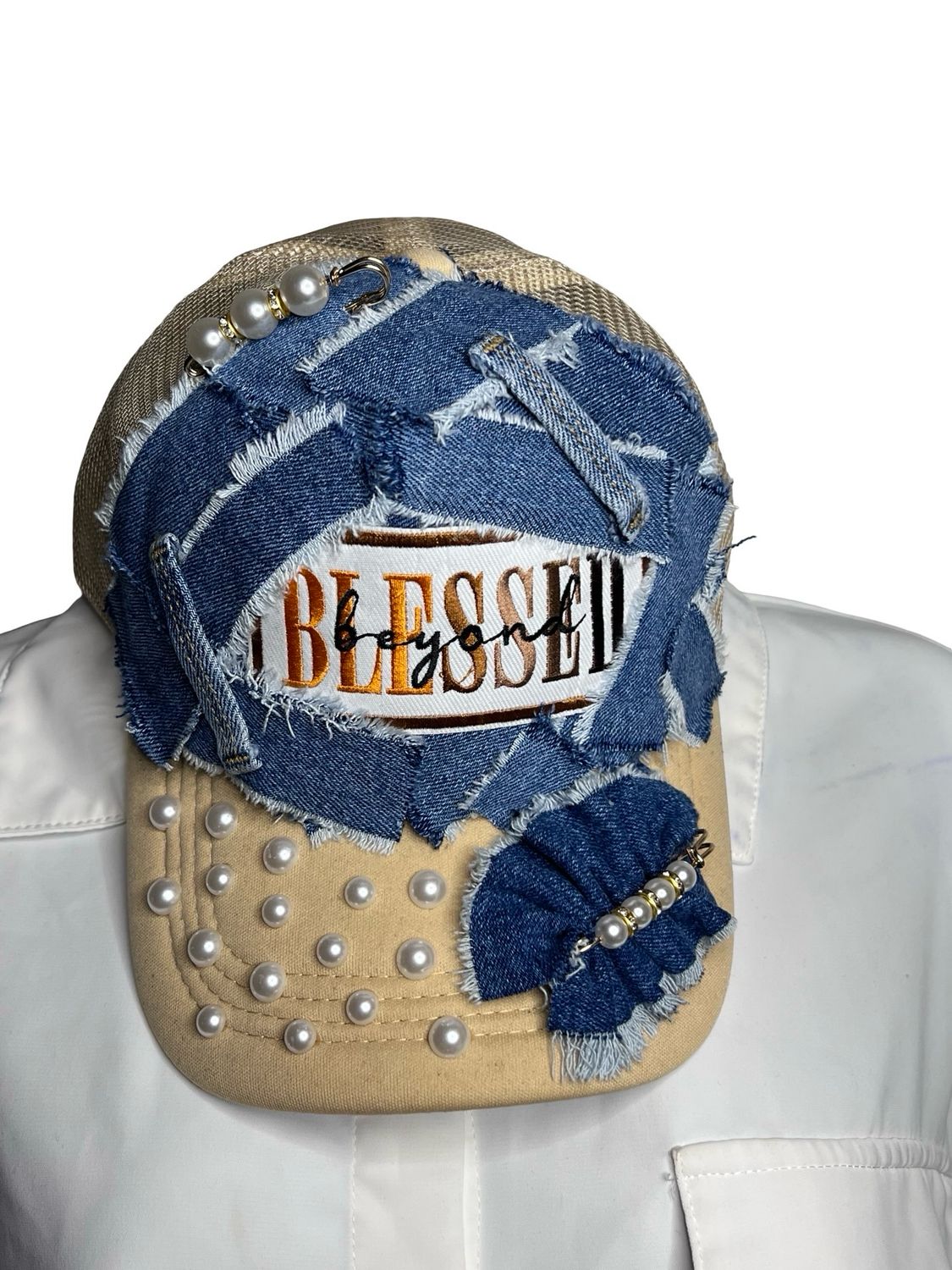 Blessed Denim And Tan