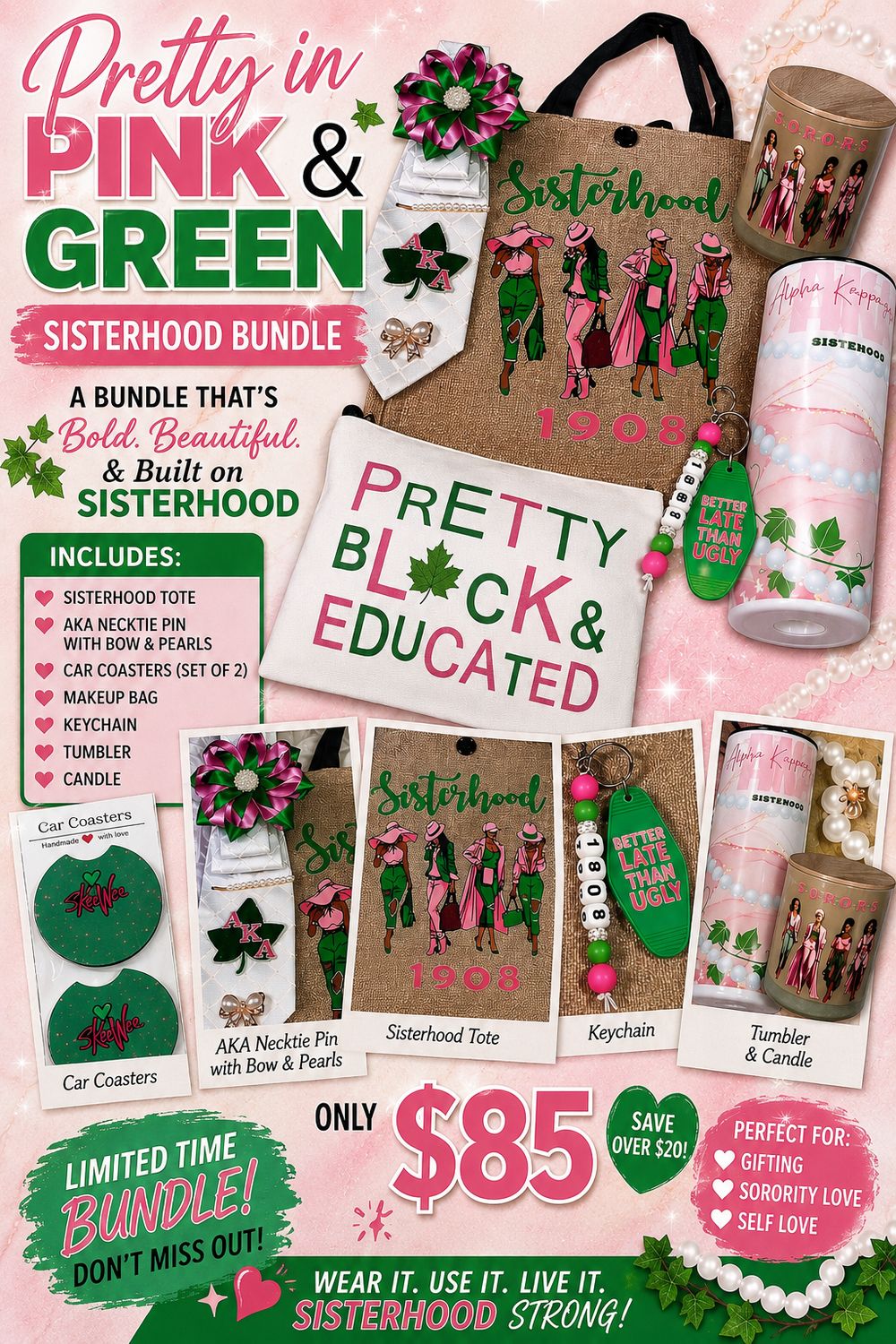 Pink And Green Bundle
