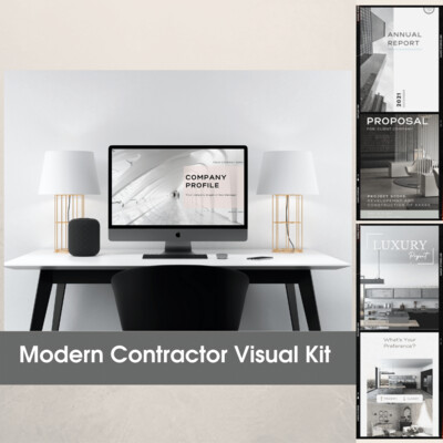 Digital Visual Kit for Construction | Proposal &amp; Project Portfolio | Corporate profile | Annual Report | Social Media