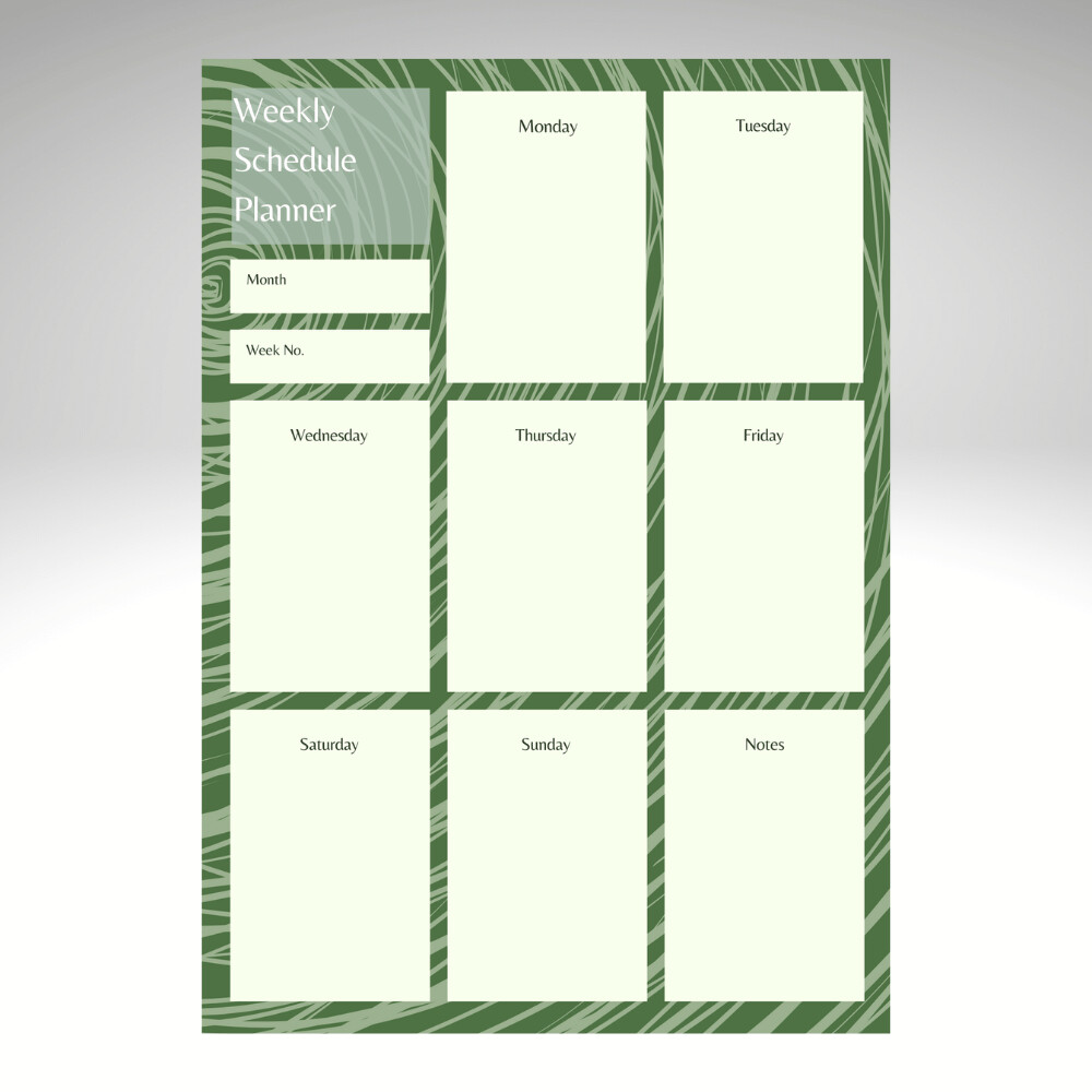 Weekly Planner | Schedule Planner | Goal Tracker | Weekly Schedule Planner | Objective Tracker