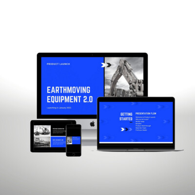 Visual Bundle for Construction Machinery | Equipment | Tools | Visual Graphics | Social Media | Product Launch Presentation